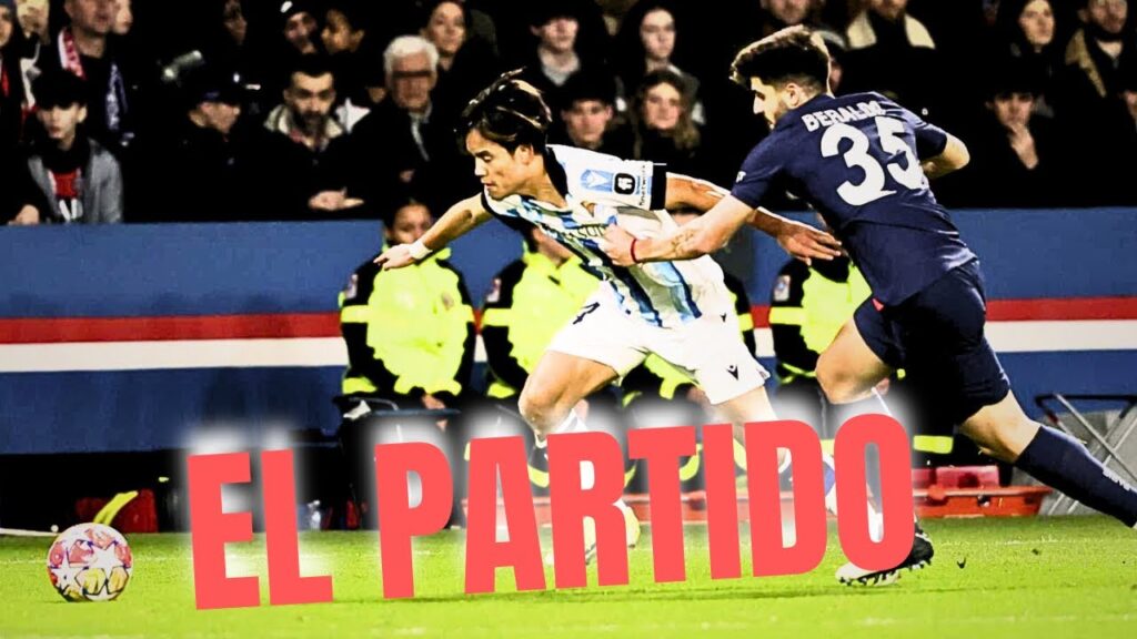 Takefusa Kubo 🇯🇵 VS PSG | CHAMPIONS LEAGUE