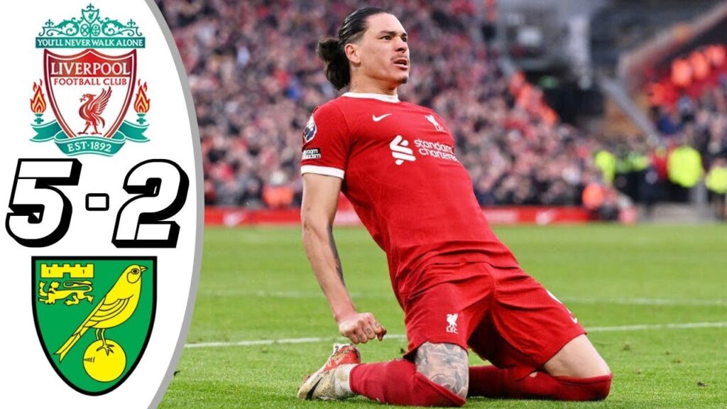 Liverpool vs Norwich 5-2 - All Goals & Highlights - 2024