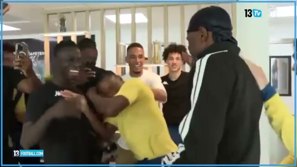 Krépin Diatta et ses coéquipiers monégasques réservent un bel accueil au champion Wilfried SIngo🇨🇮