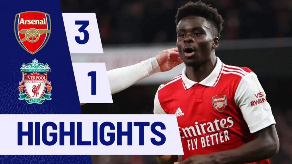 Arsenal vs Liverpool (3-1) | Highlights | Saka, Martinelli, Trossard