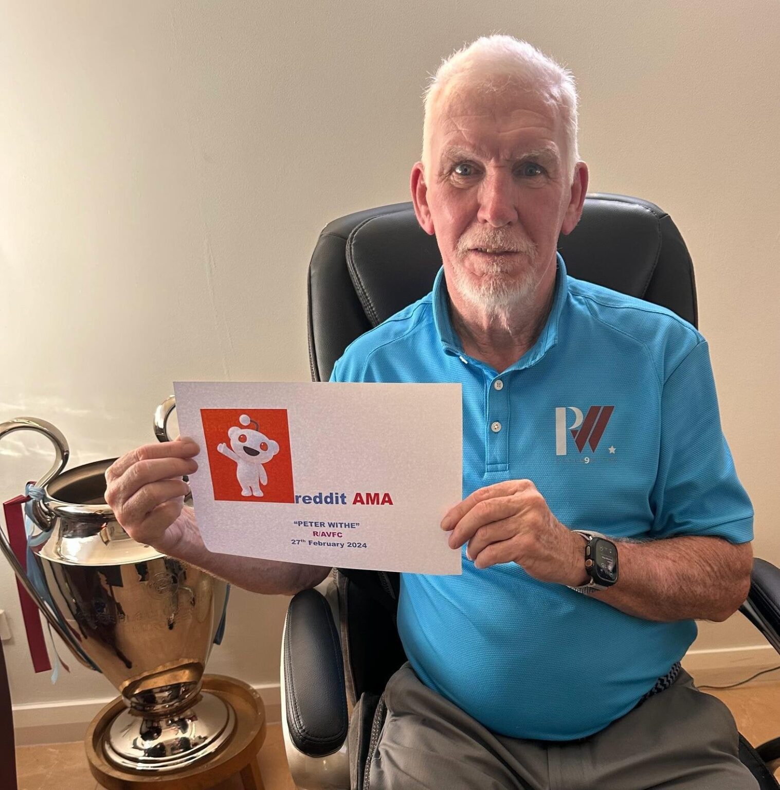 I'm Peter Withe, 1982 European Cup winner with Aston Villa. Ask me anything!