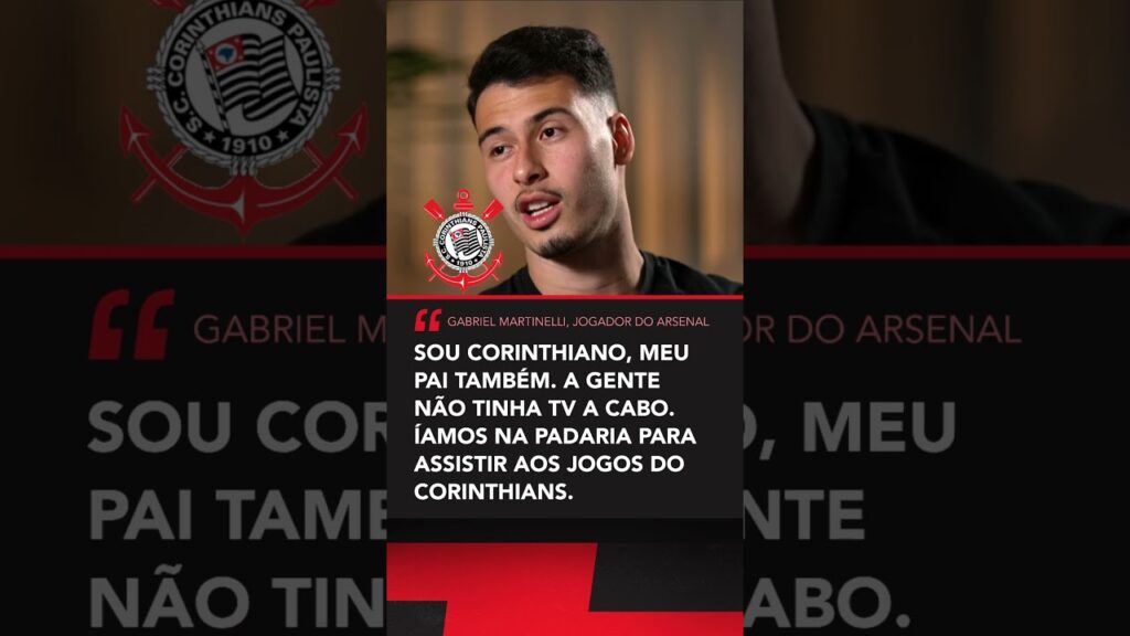 E ESSA HISTÓRIA DE INFÂNCIA DO MARTINELLI COM O CORINTHIANS? 🥺 #shorts
