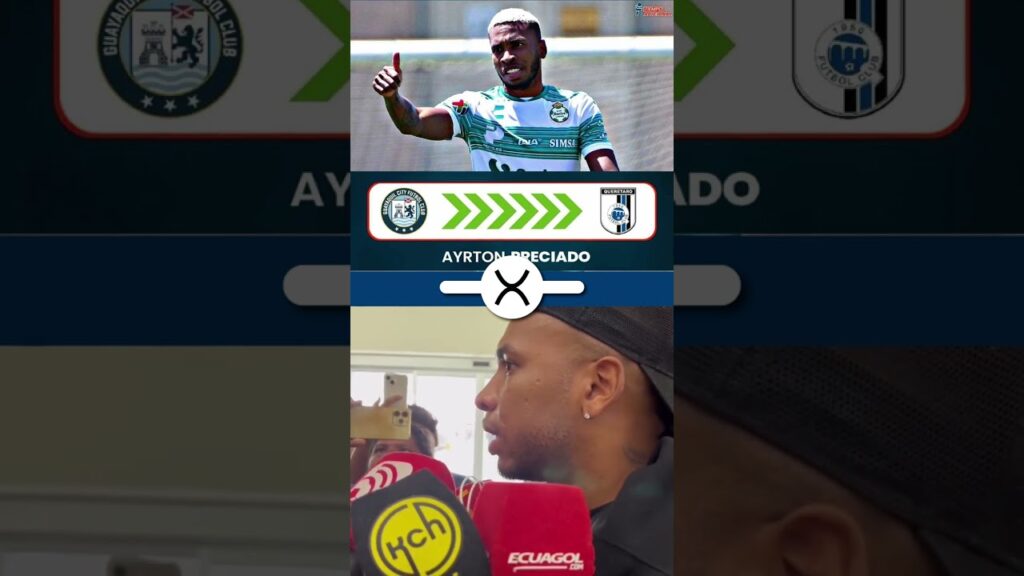 AYRTON PRECIADO  🇪🇨 volverá al fútbol mexicano, ahora a defender los colores del Querétaro ⚽️🇲
