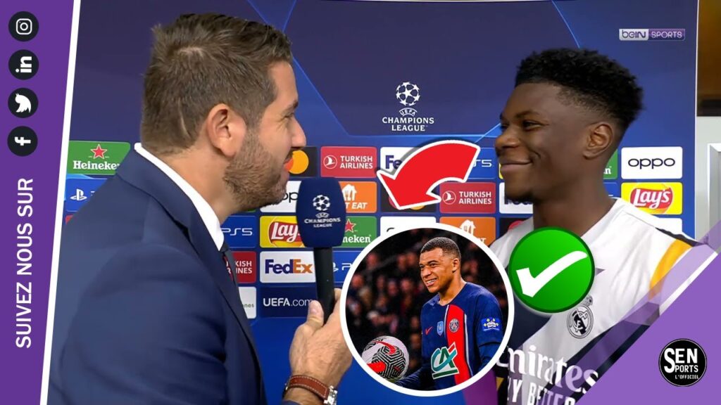 🚨La sortie très drôle d’Aurélien Tchouaméni sur L'arrivé de Mbappé au Real !