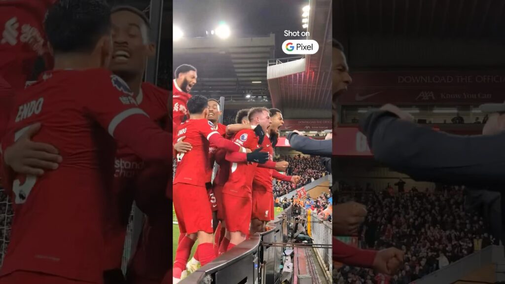 Celebrate a goal at Anfield with Cody Gakpo
