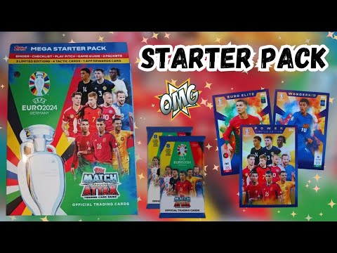 NEW MATCH ATTAX EURO 2024 COLLECTION IS HERE / MEGA STARTER  OPENING!!