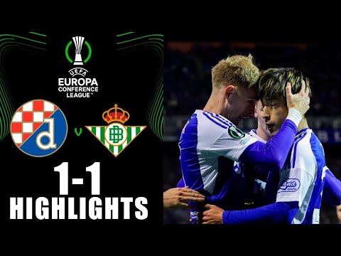 Dinamo Zagreb vs Real Betis 1-1 (Agg 2-1) Highlights | UEFA Europa League - 2023/2024