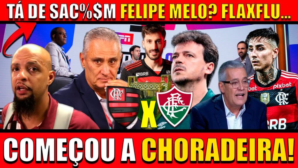 "FELIPE MELO  PROVOCA O FLAMENGO"! - FLAXFLU EM CLIMA DE FINAL! - IMPRENSA...  NOTÍCIAS DO FLAMENGO