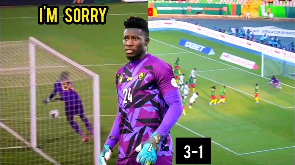 Andre Onana mistake vs Senegal 😲 Senegal vs Cameroon 3-1