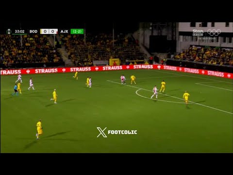 Doelpunt van Steven Berghuis, Bodo Glimt vs Ajax (0-1) Alle doelpunten en uitgebreide hoogtepunten
