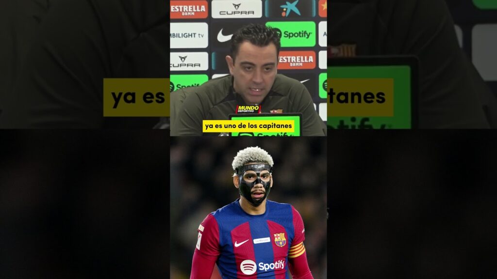 🤔 ¿Debe el Barça vender a Araujo? Xavi responde #shorts