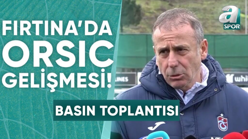 Trabzonspor Teknik Direktörü Abdullah Avcı, Orsic'in Döneceği Tarihi Açıkladı! / A Spor / 22.02.2024