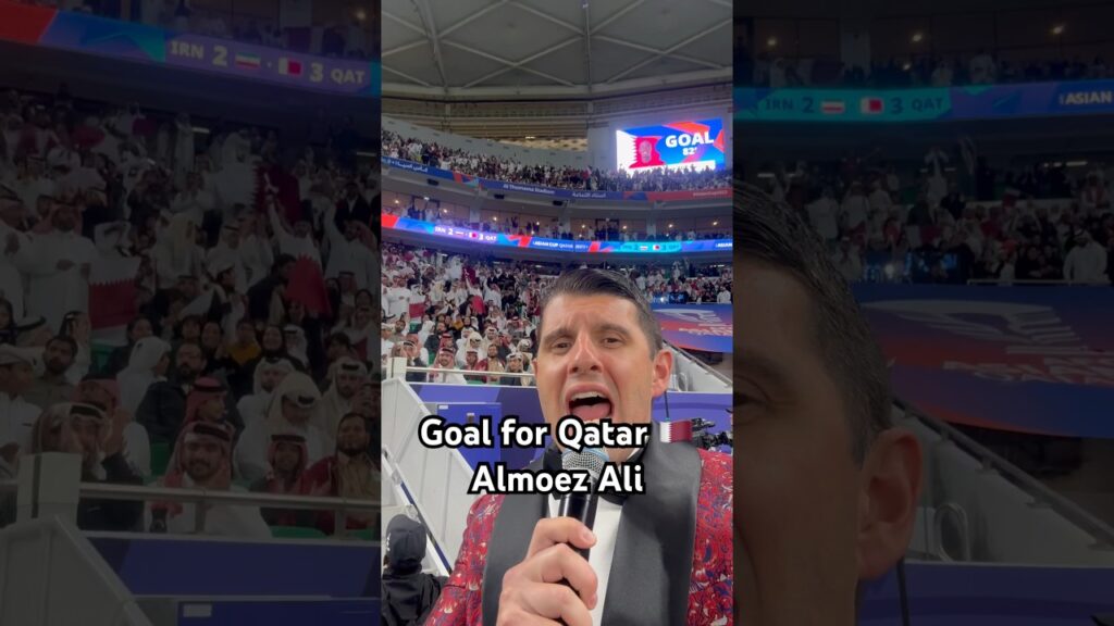 This was my FAVOURITE announce of the whole tournament! 🇶🇦 #footballshorts #almoez #asiancup2023
