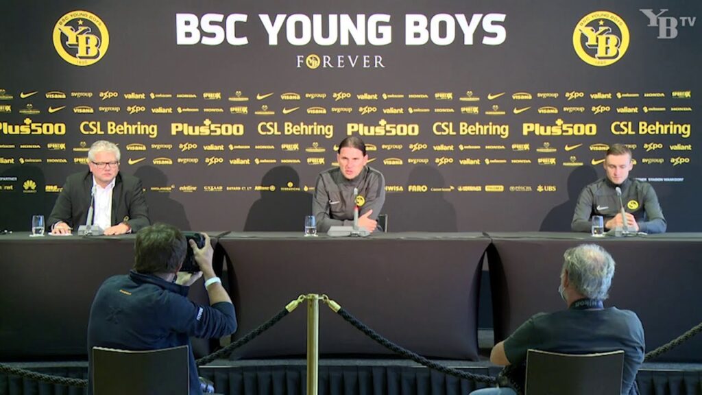 Pressekonferenz vor YB - Klaksvik