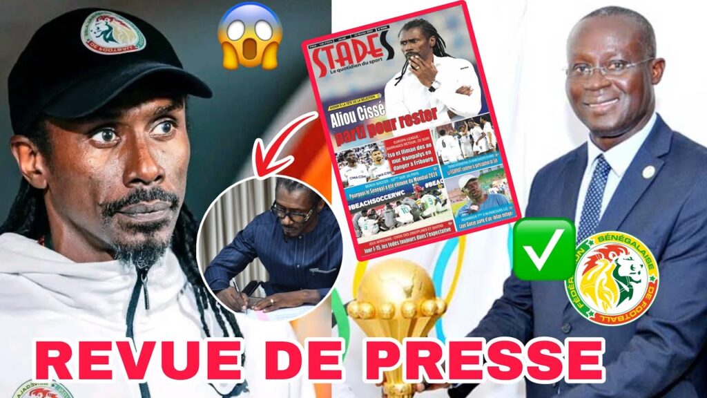 📰: ALIOU CISSÉ va continuer à la tête de la Sélection, Est-il un bon choix❓: Le Barça cale à Naples