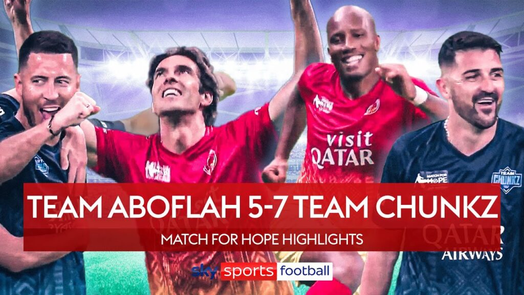 Hazard, Drogba, Kaka and Villa shine! 🤩| Team Aboflah 5-7 Team Chunkz | Match 4 Hope Highlights