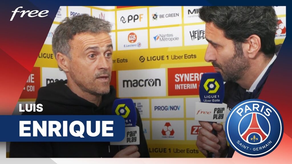 Nantes/PSG - L. Enrique : "Nous sommes un groupe, nous le montrons" - BORD-TERRAIN