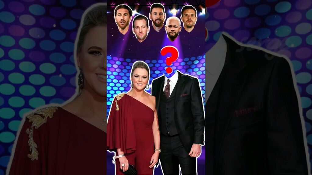 Mysterious football player with wife Ramos Messi Azpilicueta Kane or Neymar? ⚽ #football #shorts