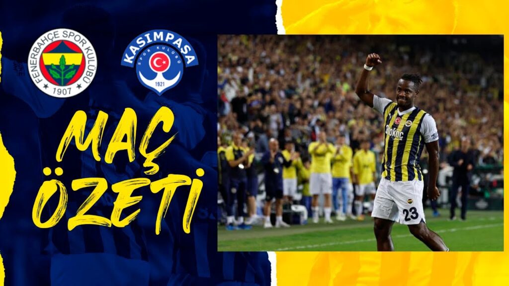 Michy Batshuayi Kaçırılan Penaltı 90+6 | Fenerbahçe - Kasımpaşa 2-1 MAÇ ÖZETI | Süper Lig 2023/24