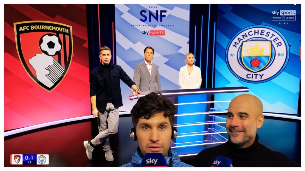 Manchester City vs Bournemouth 1-0 Guardiola reaction John Stones interview City will win the league