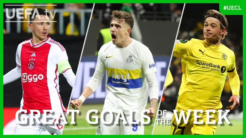#UECL Great Goals Play-Off 2nd leg | Berghuis, Bakambu, Puertas