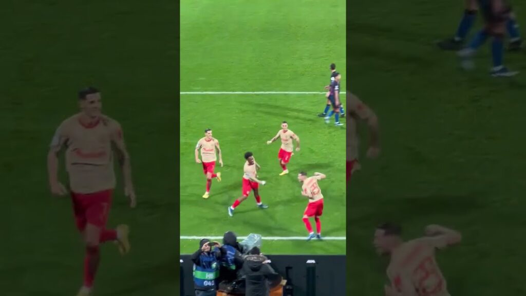 Goal Przemyslaw Frankowski (Lens vs Sevilla 2-1) UEFA Champions League 2023