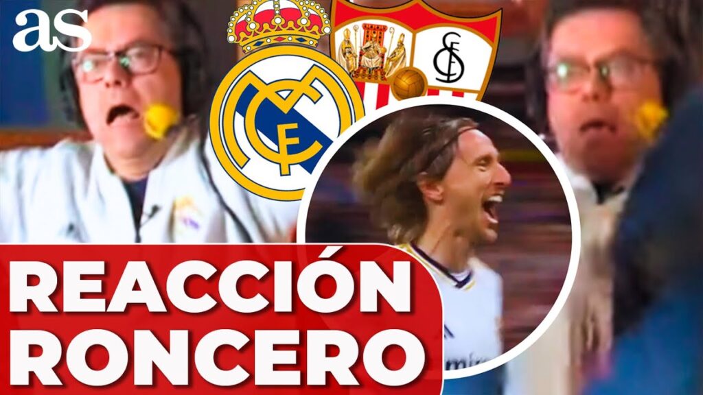 RONCERO y la LOCURA con el GOLAZO de Luka MODRIC | REAL MADRID 1 - SEVILLA 0