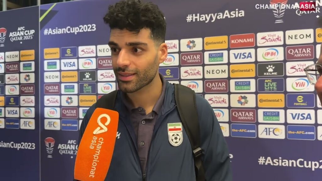 The interview of Iranian national team players after the Asian Cup game against Syria