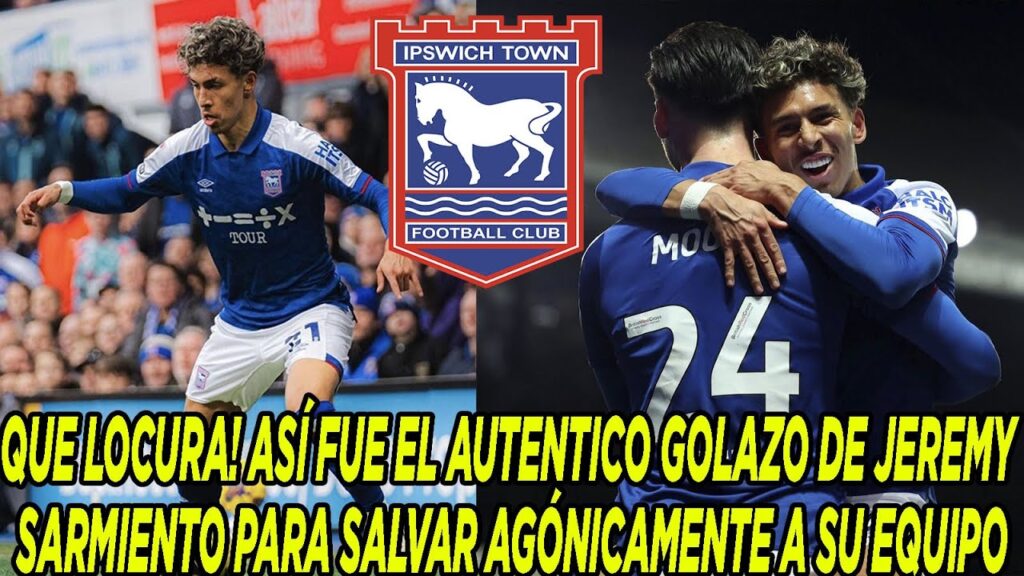 QUE LOCURA! ASÍ FUE EL AUTENTICO GOLAZO DE JEREMY SARMIENTO PARA SALVAR AGÓNICAMENTE A SU EQUIPO