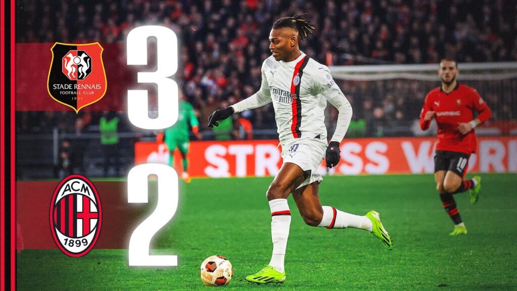 Jović and Leão score as we go through | Rennes 3-2 AC Milan | Highlights #EuropaLeague