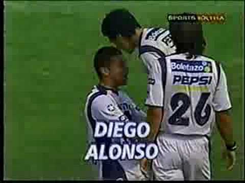 Pumas 2-1Jaguares-Diego Alonso 2do Gol Apertura 2004