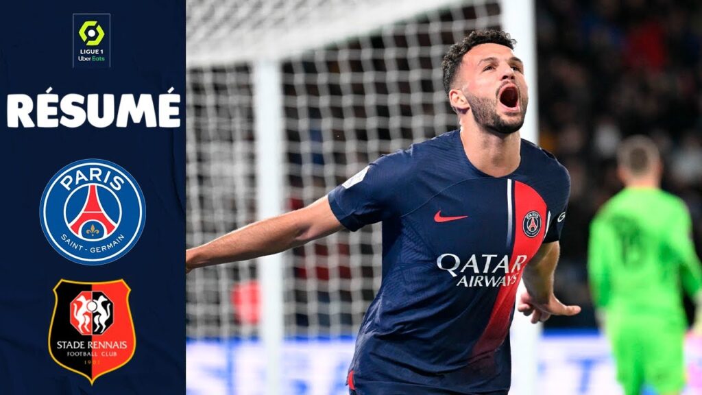 But de Gonçalo Ramos 90+7 | Paris Saint-Germain vs Rennes 1-1 Extended Highlights | Ligue 1 23/24