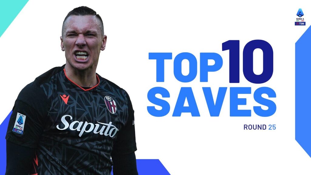 Skorupski's prodigious save on Isaksen | Top Saves | Round 25 | Serie A 2023/24
