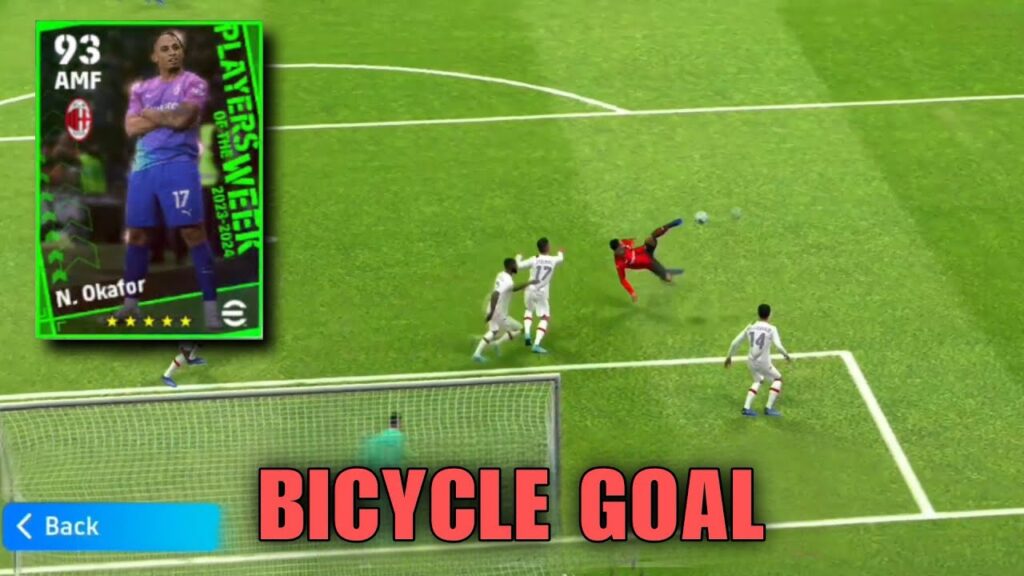 Noah Okafor Bicycle-Kick Goal | Efootball 2024 | Efootball Gameplay