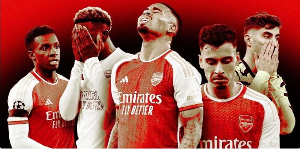 I feel your pain! Arsenal fans have been through a lot in the UCL.😔 Let's hope for better days ahead!I feel your pain! Arsenal fans have been through a lot in the UCL.😔 Let's hope for better days ahead!I feel your pain! Arsenal fans have been through a lot in the UCL.😔 Let's hope for better days