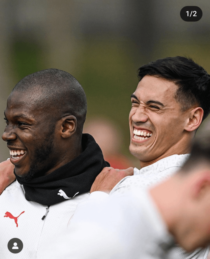 Going to tell my grandkids this picture was of Seedorf and Pirlo