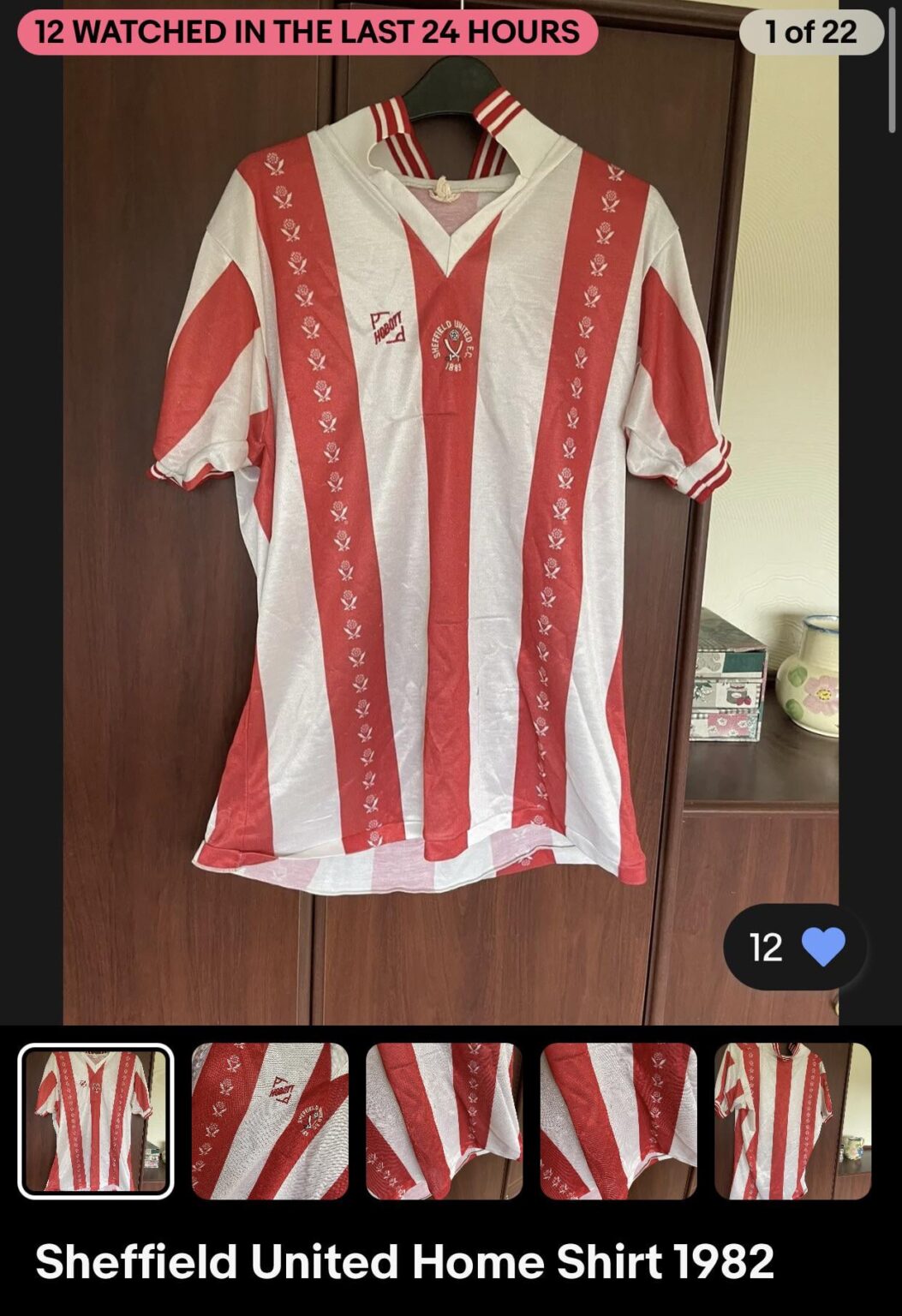 I’d very much appreciate it if anyone would loop me in on why this 1982 shirt is getting so much attention on ebay aside from being a vintage search. Thanks in advance!