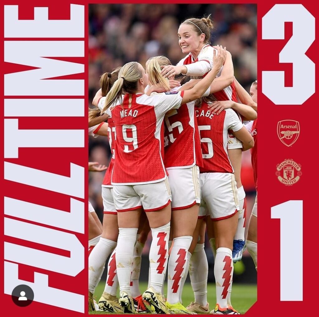 Three BIG points at a sold out Emirates