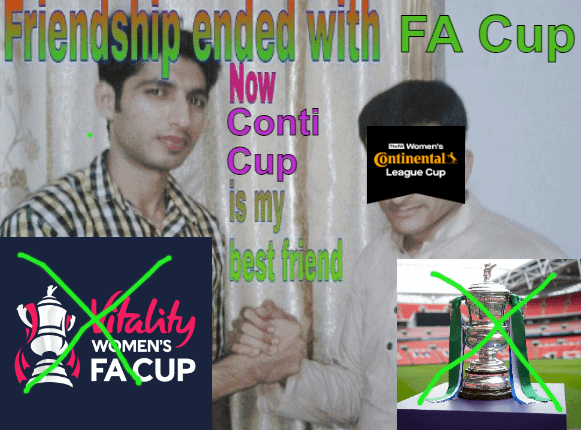Never liked the FA Cup anyway 😤