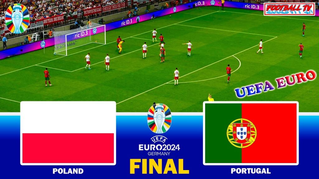 POLAND vs PORTUGAL - UEFA EURO 2024 FINAL | FULL MATCH ALL GOALS | PES GAMEPLAY PC