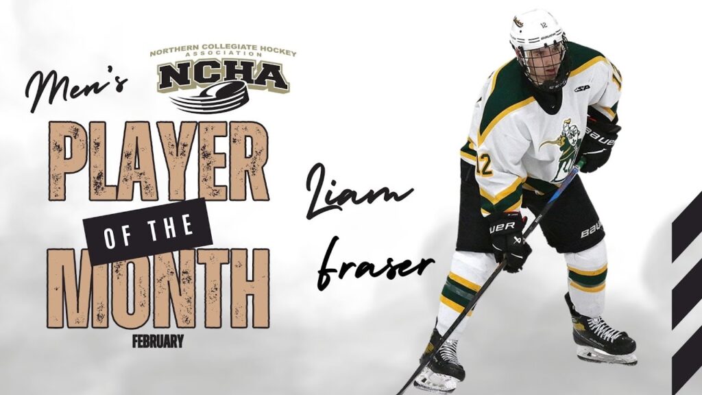 NCHA Men's Player of the Month (February, 2024) Liam Fraser
