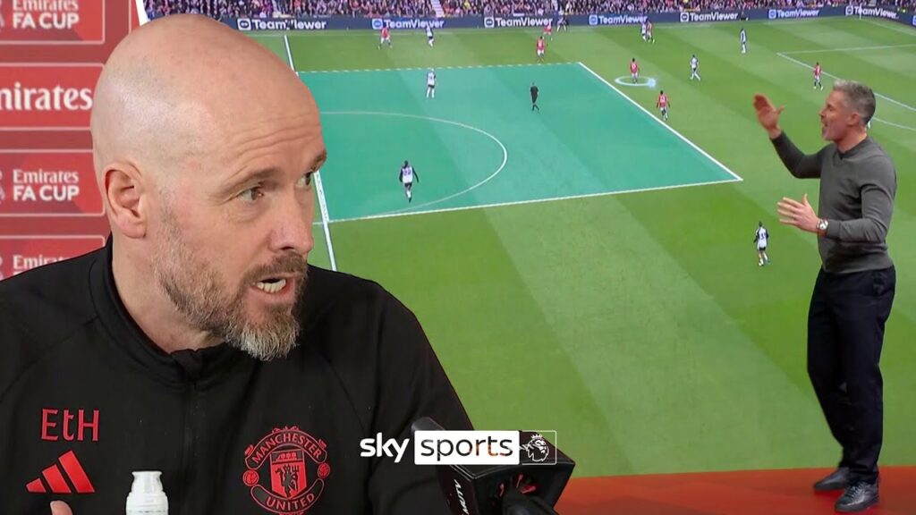 Erik ten Hag RESPONDS to Jamie Carragher's analysis 🔍