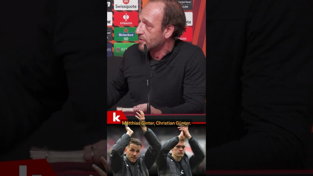 Lacher bei Freiburg-PK: Übersetzer verwechselt Ginter und Günter #shorts