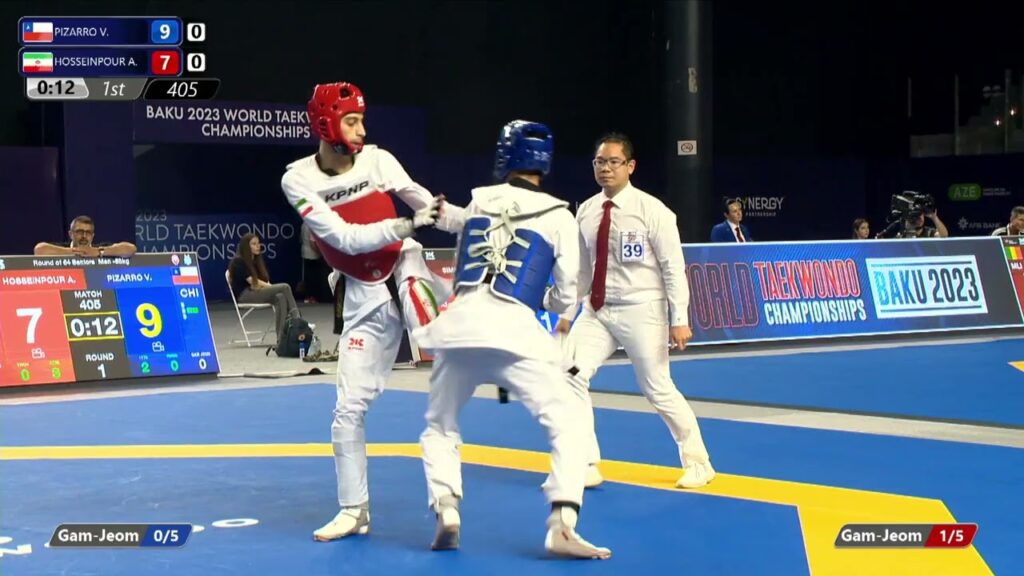 405 R64 Men  58kg CHI PIZARRO V  IRI HOSSEINPOUR A