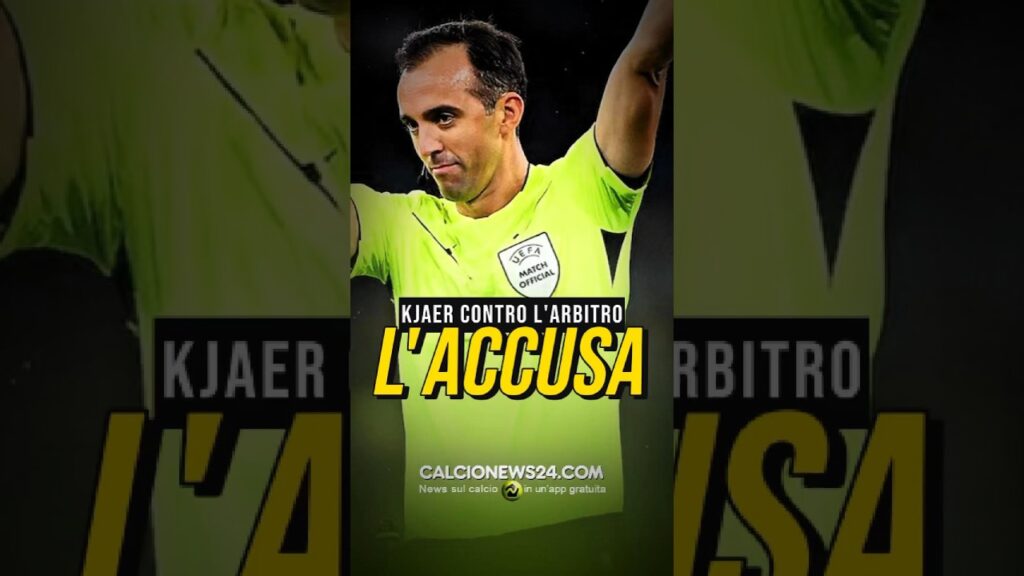 🔴⚫️ KJAER ACCUSA L’ARBITRO DI RENNES MILAN #calcionews24
