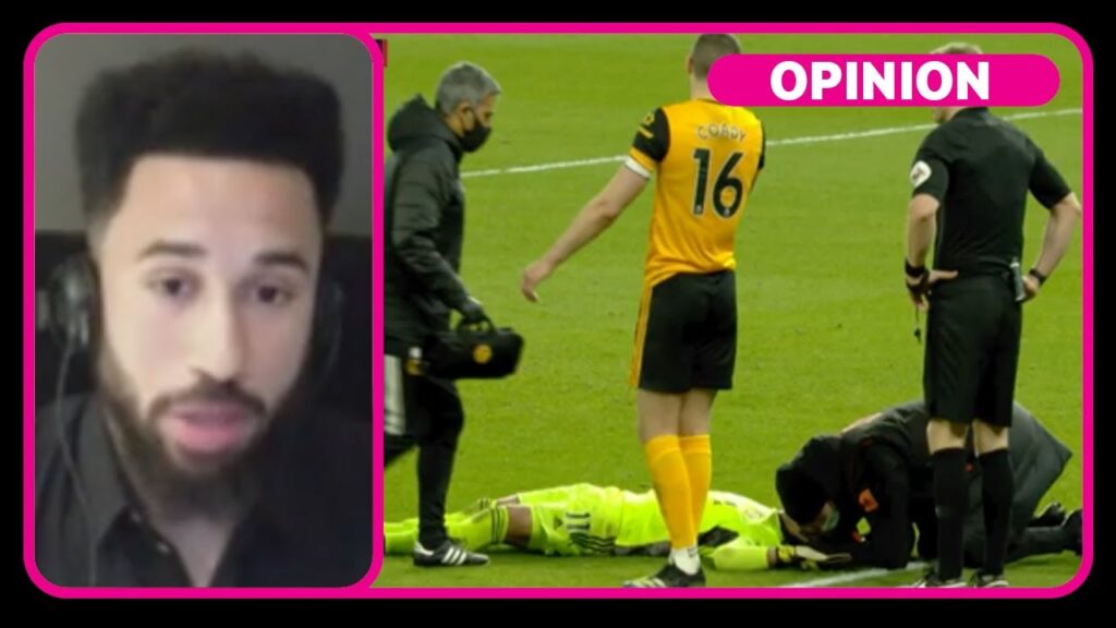 Andros Townsend REACTS to Rui Patricio’s nasty head injury vs Liverpool | Astro SuperSport