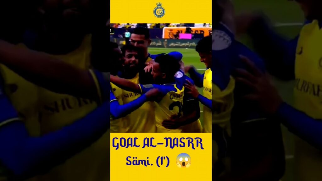 😱 Goal Sami Al-nasrr (1') #alnassr #cristianoronaldo #ronaldo