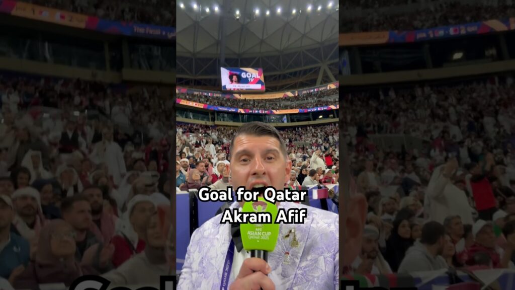 Asian Cup Final pen #2 Akram Afif #akramafif #afif #asiancup2023 #asiancup #asiancupfinal #qatar