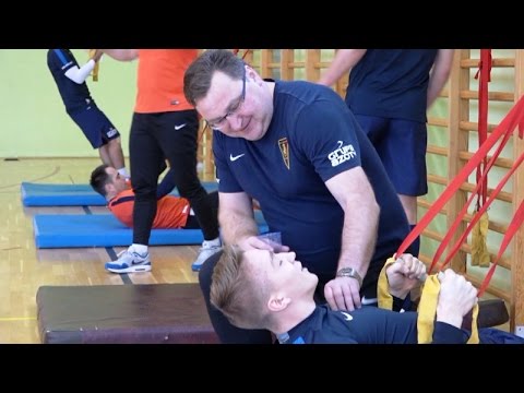 Czesław Michniewicz zadowolony z obozu w Pogorzelicy