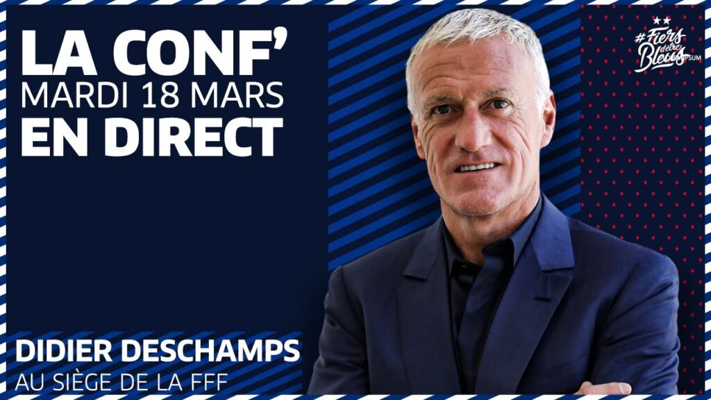 Le replay de la conférence de presse de Didier Deschamps après l'annonce de la liste